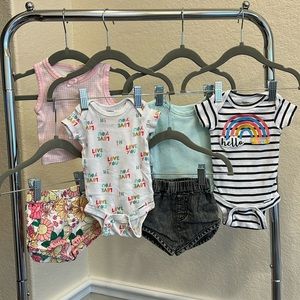 Fun 0-3M Shirt + Short Sets Bundle